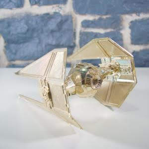 Star Wars - TIE Interceptor (AMT Limited Edition Highly Finished Golden Tone) (02)